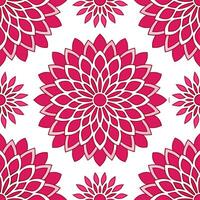 Bohemian garden flowers seamless tiles pattern with eclectic peonies and dahlias in rich vibrant colors perfect for creative spaces Set 2 vector