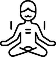 Person practicing deep breathing exercises in a quiet room copy space on left Set 5 vector