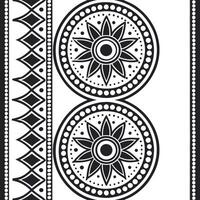 Create seamlessespattern based on ethnic jewelry designs highlighting intricate beadwork and geometric shapes for modern accessory inspired tiless concept as Showcase detailed beadw Dynamic Square vector