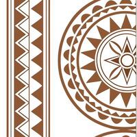 Design a seamlessestiles pattern using local symbols from indigenous cultures incorporating geometric shapes and earthy tones concept as Create tiles patterns inspired by local cultu Dynamic Square vector