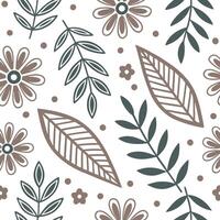 Ethnic graphics seamless pattern with traditional symbols and earthy color schemes for a grounded cultural look concept as Traditional symbols and earthy colors in ethnic graphics flat Set 6 vector