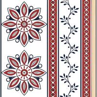 Ethnic graphics seamless pattern with traditional symbols and earthy color schemes for a grounded cultural look concept as Traditional symbols and earthy colors in ethnic graphics flat Set 8 vector