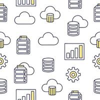 ERP migration and deployment and cloud concept as Deploy ERP on cloud during migration enhancing scalability and ensuring seamless business operations effectively in Photo Stock flat vector