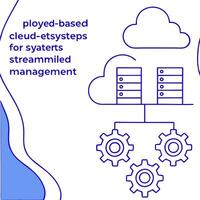 ERP on cloud and management and deployment concept as Deploy cloud based ERP systems for streamlined management ensuring seamless implementation and operational efficiency in Pho flat vector