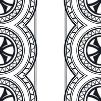 Ethnic patterns seamless design with abstract lines and symbols for a creative artistic interpretation of cultural motifs concept as Abstract ethnic patterns with creative lines an flat vector