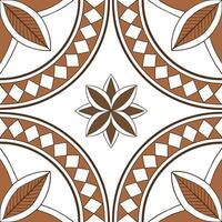 Ethnic patterns seamless design with geometric shapes and earthy tones for a modern organic vibe concept as Geometric ethnic patterns with earthy tones perfect for a modern and org flat Set 2 vector