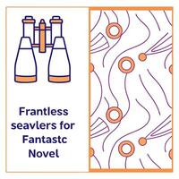 Fantastic Frontiers Novel Ideas concept as Innovative concepts unveiled seamlessly stable narrative seeds bloom user imagination no confusion just gentle wonder curiosity flourishe flat vector