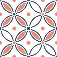 Flat Abstract gradient circle tile pattern with fluid transitions on white background for a dynamic visual experience concept as Fluid gradient circles shifting seamlessly in color flat vector