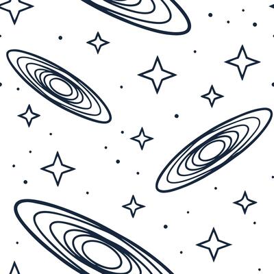 Flat Arrange seamless sci fi fractal designs with swirling galaxy hints and white isolation perfect for futuristic brand strategies or digital media visuals concept as Compose frac flat