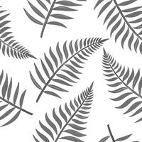 Flat Art Deco fern seamless tile pattern with symmetrical fern motifs and gold accents for luxurious living rooms concept as Symmetrical fern motifs with gold accents create Art De flat vector
