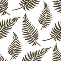 Flat Art Deco fern seamless tile pattern with symmetrical fern motifs and gold accents for luxurious living rooms concept as Symmetrical fern motifs with gold accents create Art De flat Set 5 vector
