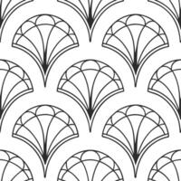 Flat Art deco seamless tile pattern with intricate retro illustrations inspired by 1920s luxury and elegance concept as Intricate elegant art deco graphics create seamless tile pat flat vector