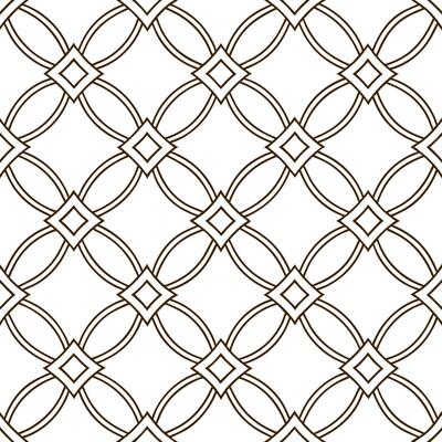 Flat Art deco square lattice seamless pattern ornate isolated white background ideal for glamorous branding wedding invitations editorial layouts concept as Ornate art deco square flat