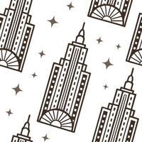 Flat Art deco seamless tile pattern with intricate retro illustrations inspired by 1920s luxury and elegance concept as Intricate elegant art deco graphics create seamless tile pat flat Set 2 vector