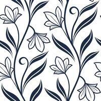Flat Art nouveau frame seamless tile pattern with flowing lines and organic forms concept as Flowing art nouveau frames create seamless tile patterns with organic forms adding grac flat vector