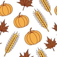Flat Autumn warmth seamless tile pattern with cozy blankets and golden maple leaves for inviting home decor concept as Cozy blankets and golden maple leaves arranged seamlessly to flat Set 12 vector