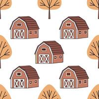 Flat Autumn warmth seamless tile pattern with cozy blankets and golden maple leaves for inviting home decor concept as Cozy blankets and golden maple leaves arranged seamlessly to flat Set 17 vector