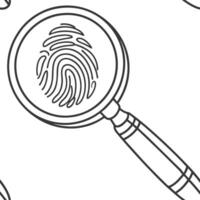 Flat Bio Metric Security Achievement concept as A macro shot of a futuristic biometric security scanner analyzing a fingerprint The camera focuses on the intricate details of the flat vector