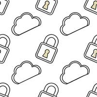 Flat Business technology cloud server backup service concept symbolizes secure and efficient data management solutions for workplaces concept as Highlights the importance of cloud flat vector