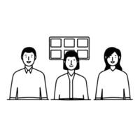 Flat Candid Creative Idea Exchange in Modern Office concept as A candid capture of team members exchanging creative ideas during a brainstorming session in a modern office environm flat vector