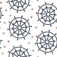 Flat Circular geometric seamless tile pattern elegant isolated white background ideal for stylish home textiles wallpapers concept as Circular geometric seamless pattern with elega flat vector
