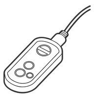 Flat Close up of patients neural interface connecting with digital therapy pet concept as A macro image shows a patients neural interface device connecting with a digital therapy p flat vector