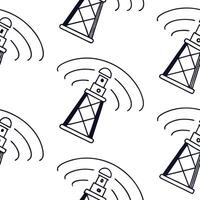 Flat Combine digital waves with seamless network grids optimizing minimal white elements for futuristic corporate aesthetics concept as Convey seamless data transmission through fl flat vector