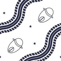 Flat Compose seamless tile patterns weaving cosmic rover tracks beam lines subtle neon contrasts and pure white separation for a modern space aesthetic concept as Rover track curve flat Set 2 vector