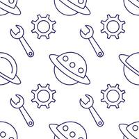 Flat Compose seamless tile patterns weaving cosmic rover tracks beam lines subtle neon contrasts and pure white separation for a modern space aesthetic concept as Rover track curve flat vector