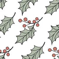 Flat Compostable Packaging Christmas Garland concept as A seamless minimal background featuring a repeating pattern of Christmas garlands made from compostable packaging materials flat Set 2 vector
