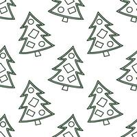 Flat Compostable Packaging Christmas Tree concept as A seamless minimal background featuring a repeating pattern of Christmas trees made from compostable packaging materials promot flat Set 2 vector