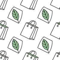 Flat Compostable Packaging Elements concept as A seamless design featuring compostable packaging materials representing a Zero Waste New Year 2026 Ideal for infographics pr flat Set 2 vector
