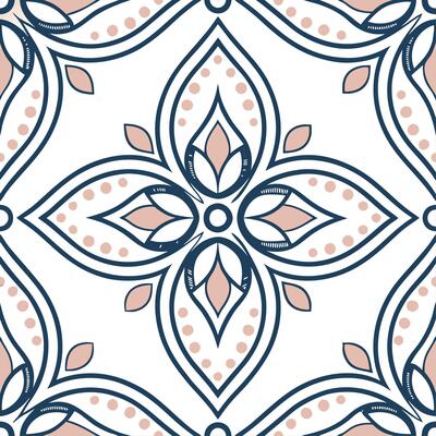 Flat Conceive seamless ornamental frameworks blending vintage tapestry motifs with minimal lines perfect for marketing strategies or premium designs concept as Harmonize subtle col flat