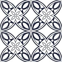Flat Construct Moroccan mosaic vibe incorporate ethnic style geometry craft repeating symmetrical pattern concept as Focus on intricate ornamental geometry emphasize contrasting hu flat vector