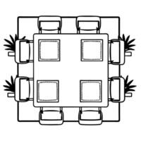 Flat Energetic Team Interaction in Creative Workspace concept as An energetic team interacting and exchanging ideas in a vibrant creative workspace during a brainstorming session c flat Set 2 vector