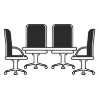Flat Glossy Elegant Office Background concept as A glossy elegant office background with sophisticated decor and ample copy space perfect for showcasing high end collaborative brai flat vector