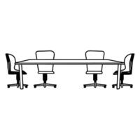 Flat Glossy Minimalist Office Background concept as A glossy minimalist office background with elegant furniture and ample copy space perfect for showcasing collaborative brainstor flat vector