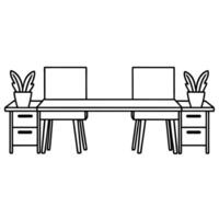 Flat Plain Scandinavian Workspace Background concept as A plain Scandinavian workspace background with natural elements and ample copy space ideal for advertisements highlighting c flat vector