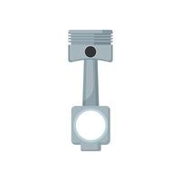 Engine Piston with Rod vector