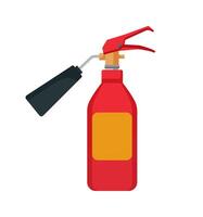 Fire Extinguisher with Label vector