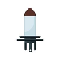 Halogen Lamp with Brown Tip vector