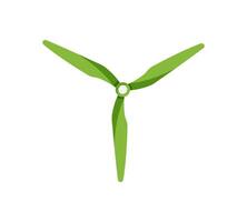 Green Triple Propeller vector