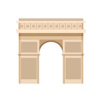 Parisian Arc Monument vector