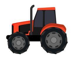Red Farm Tractor vector