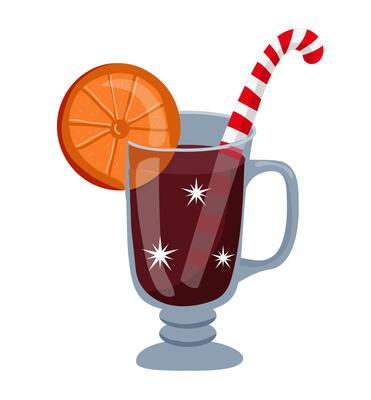 Glass With Orange Slice