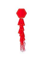 Red Firecracker Decoration vector