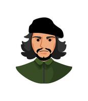 Man in Black Beret vector
