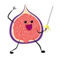 Fig with Sword vector