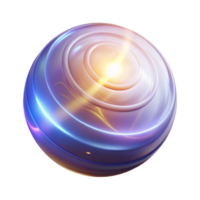 impressive rustic A luminous, ethereal orb radiating concentric waves of energy, illuminated by a soft, inner glow, spiritual style high resolution png