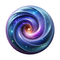 impressive rustic A swirling vortex of cosmic dust and gas, illuminated by distant stars, space art style premium png